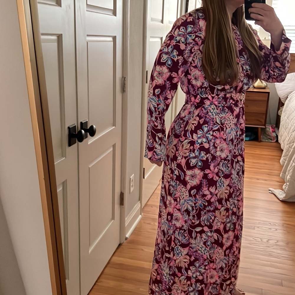 NWT Lilly Pulitzer LEOLYNN MAXI - TROPICAL WITH A TWIST size 12 - Picture 7 of 16